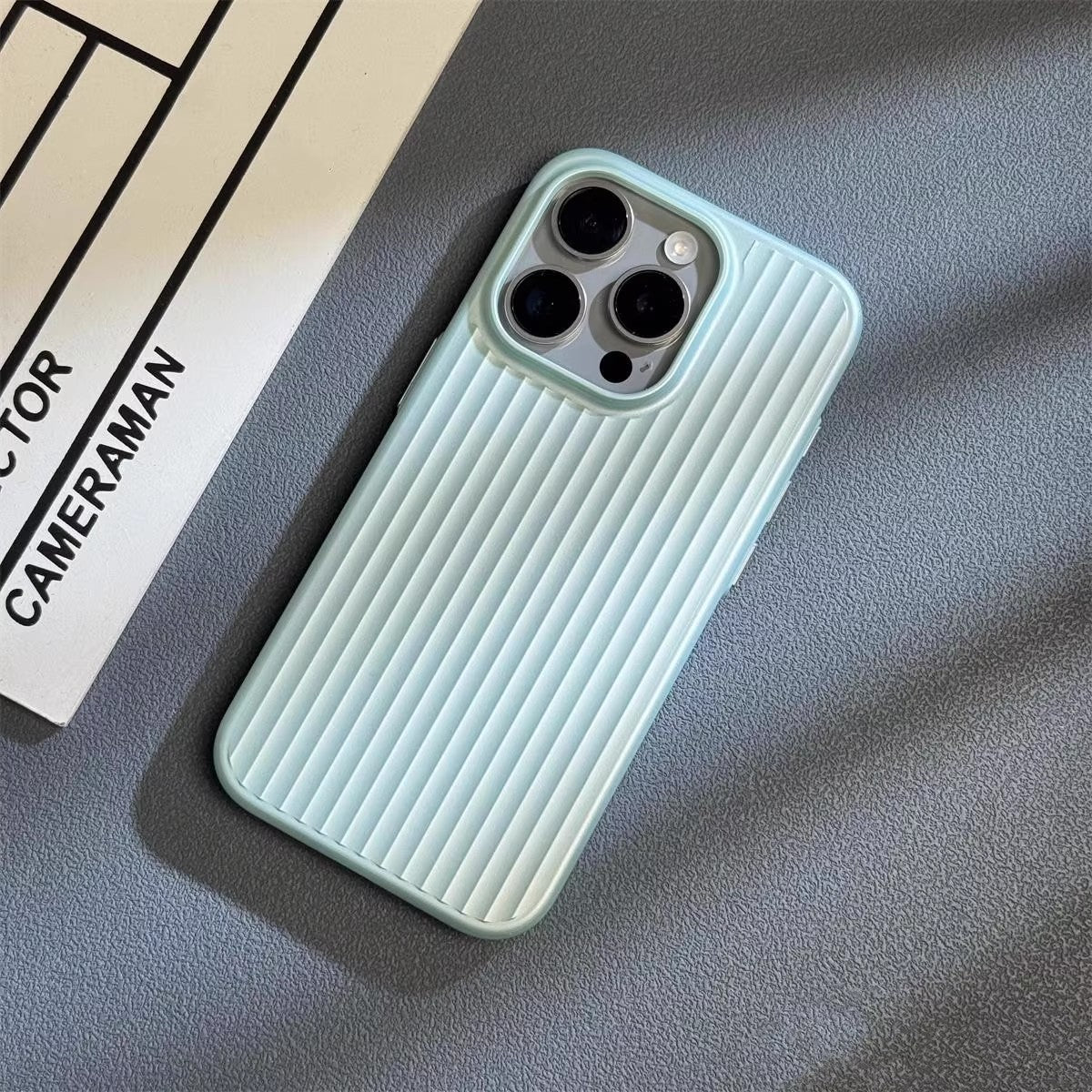 Corrugated Grating Pattern Mobile Phone Case