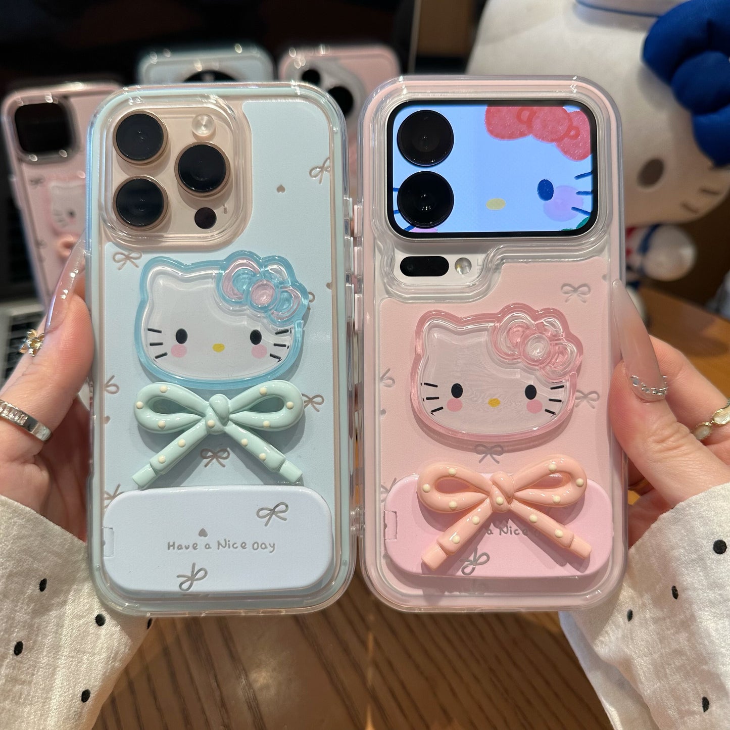 Cat Bowknot Phone Case