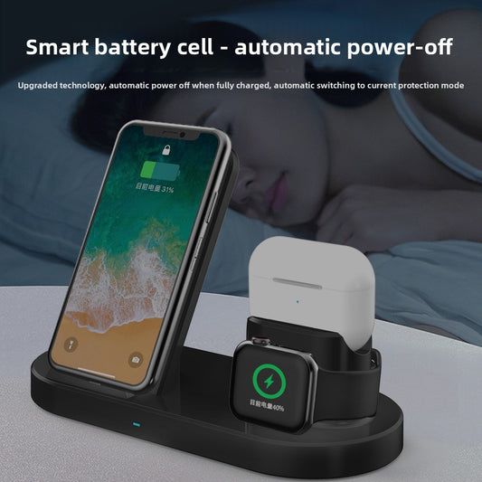 3-In-1 Wireless Charger with Plug use