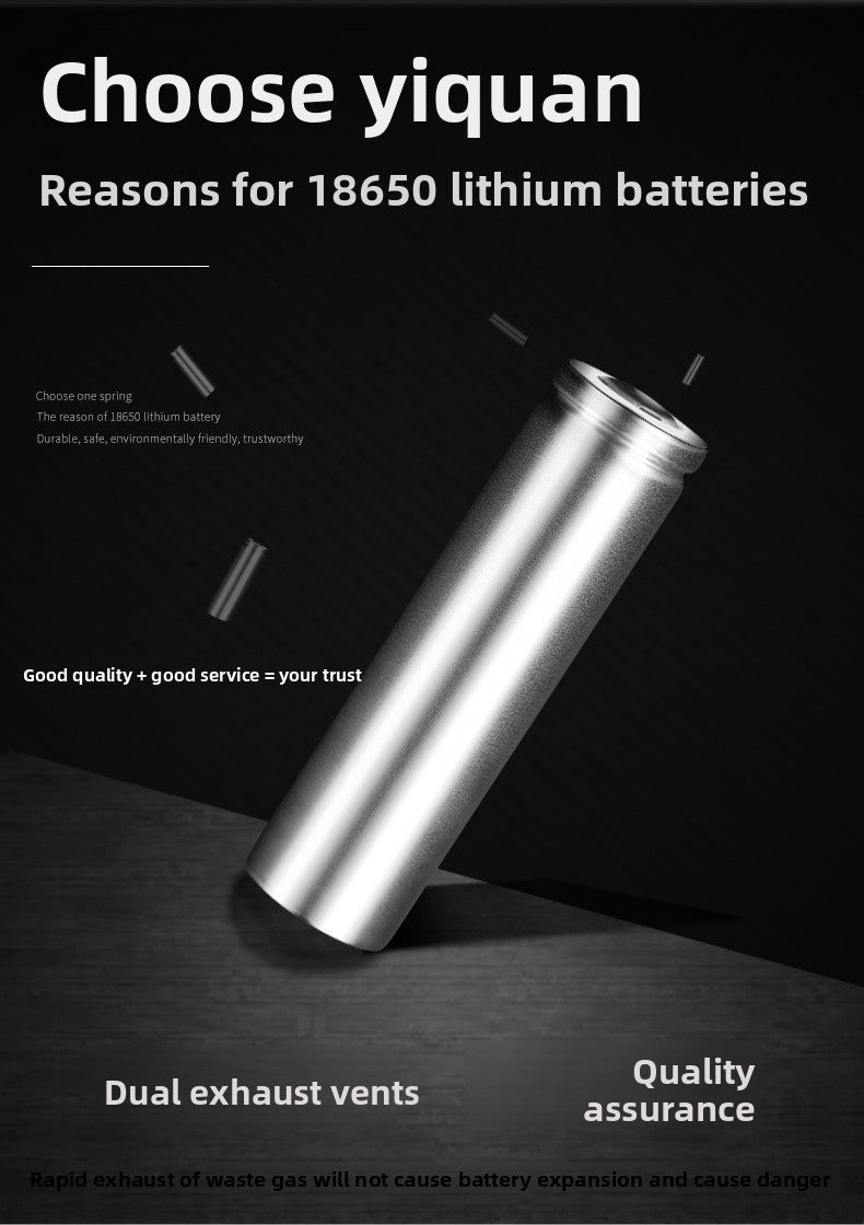 Rechargeable 18650 Lithium Battery