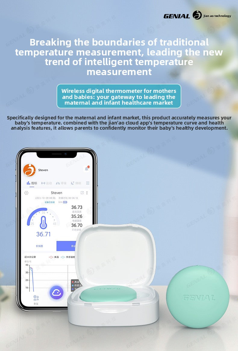 Bluetooth Body Temperature Sticker