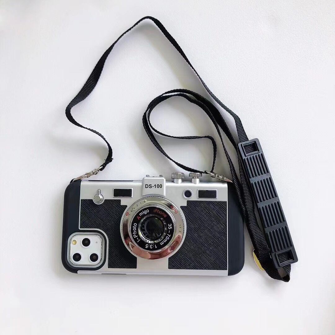Camera Diagonal Rope Phone Case