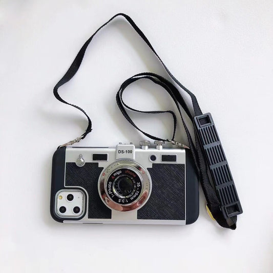 Camera Diagonal Rope Phone Case
