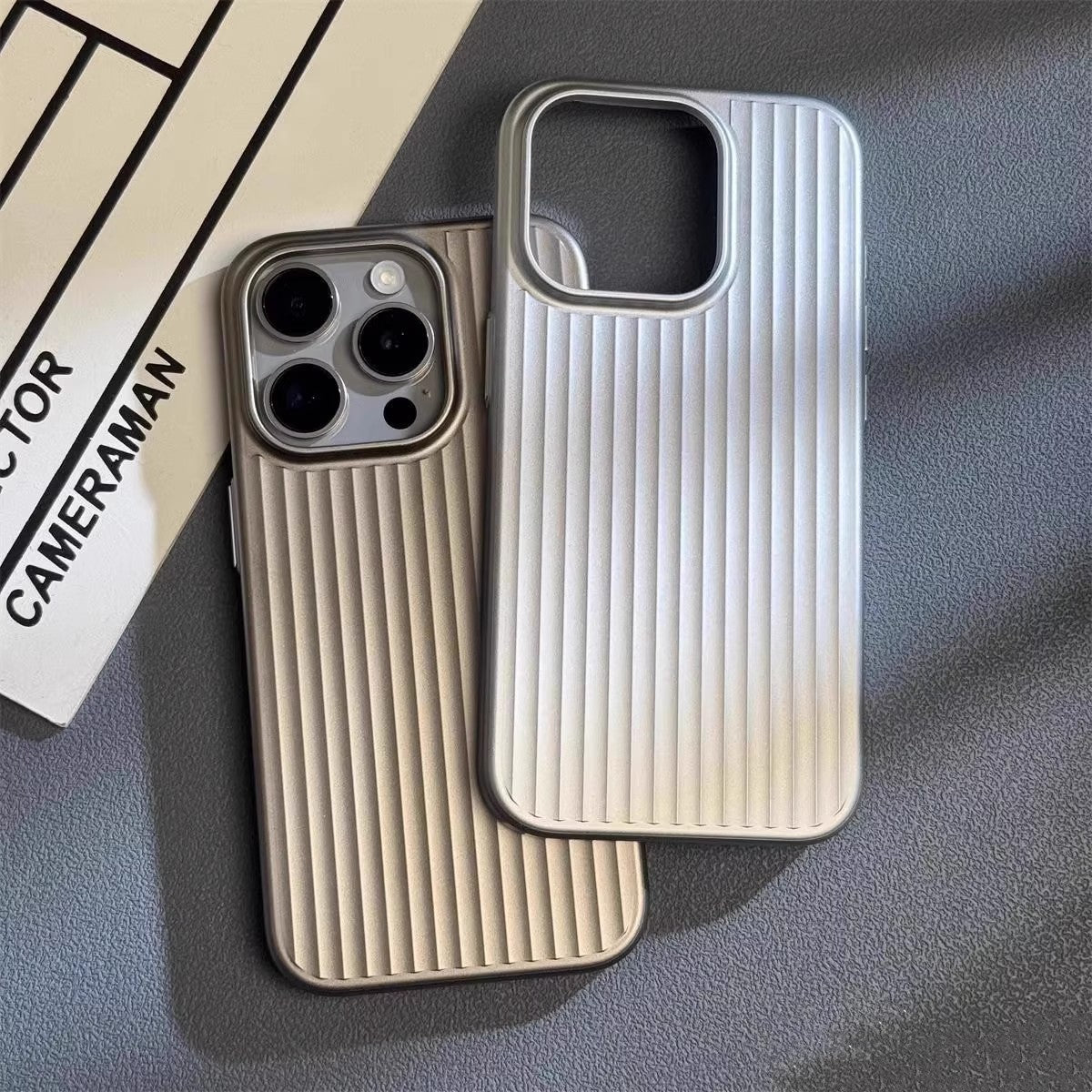 Corrugated Grating Pattern Mobile Phone Case