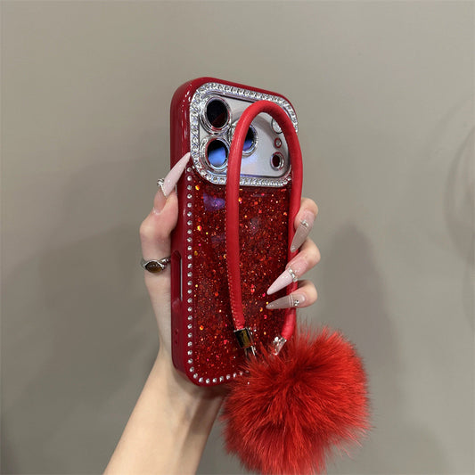 Drop Glue Sequins Mobile Phone Case-Logo