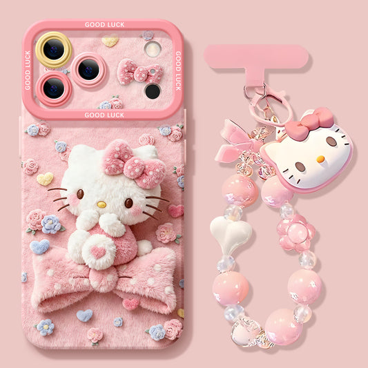 Autumn And Winter Kt Cat Phone Shell