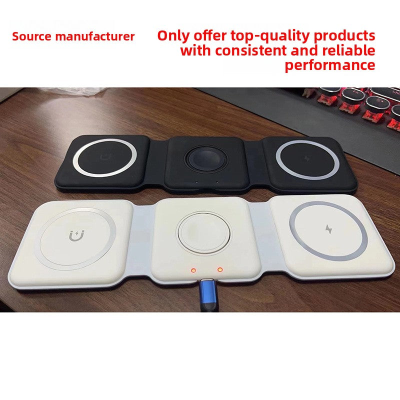 Three-In-One Folding Charger with Plug Use