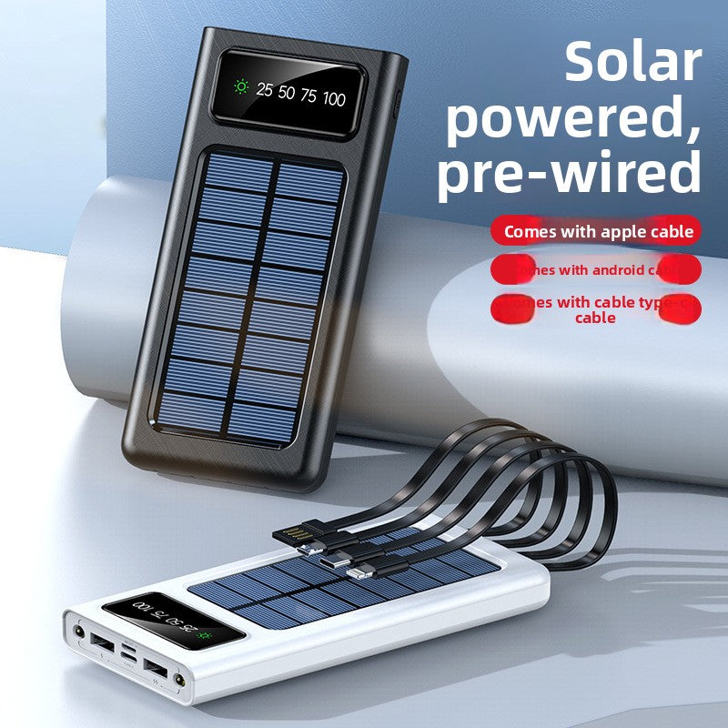 Solar Self-Belt Line Charging Treasure