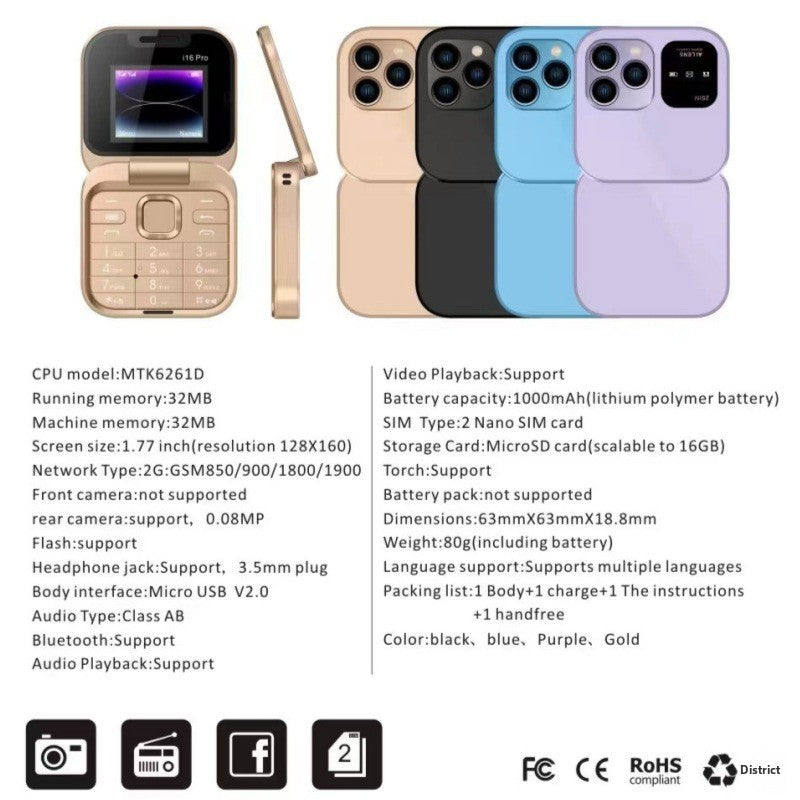 Mini Flip Phone