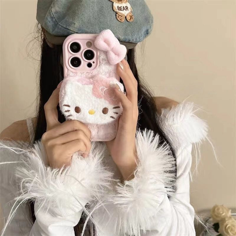 Plush Kt Cat Phone Case