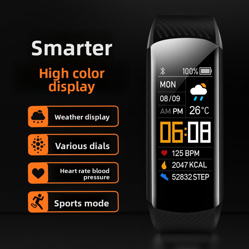 Color Screen Sports Pedometer Bracelet
