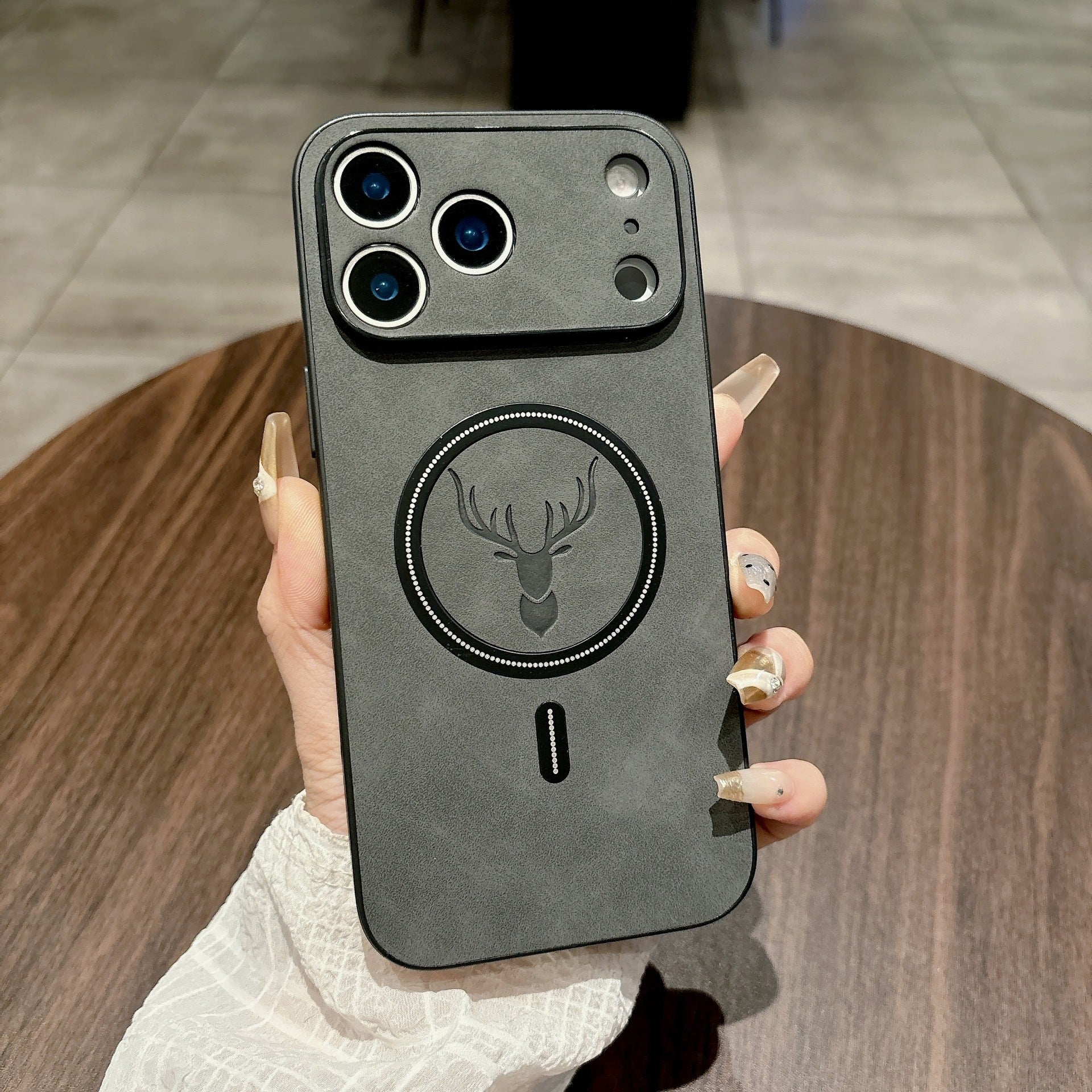 Apple Deer Head Mobile Phone Case