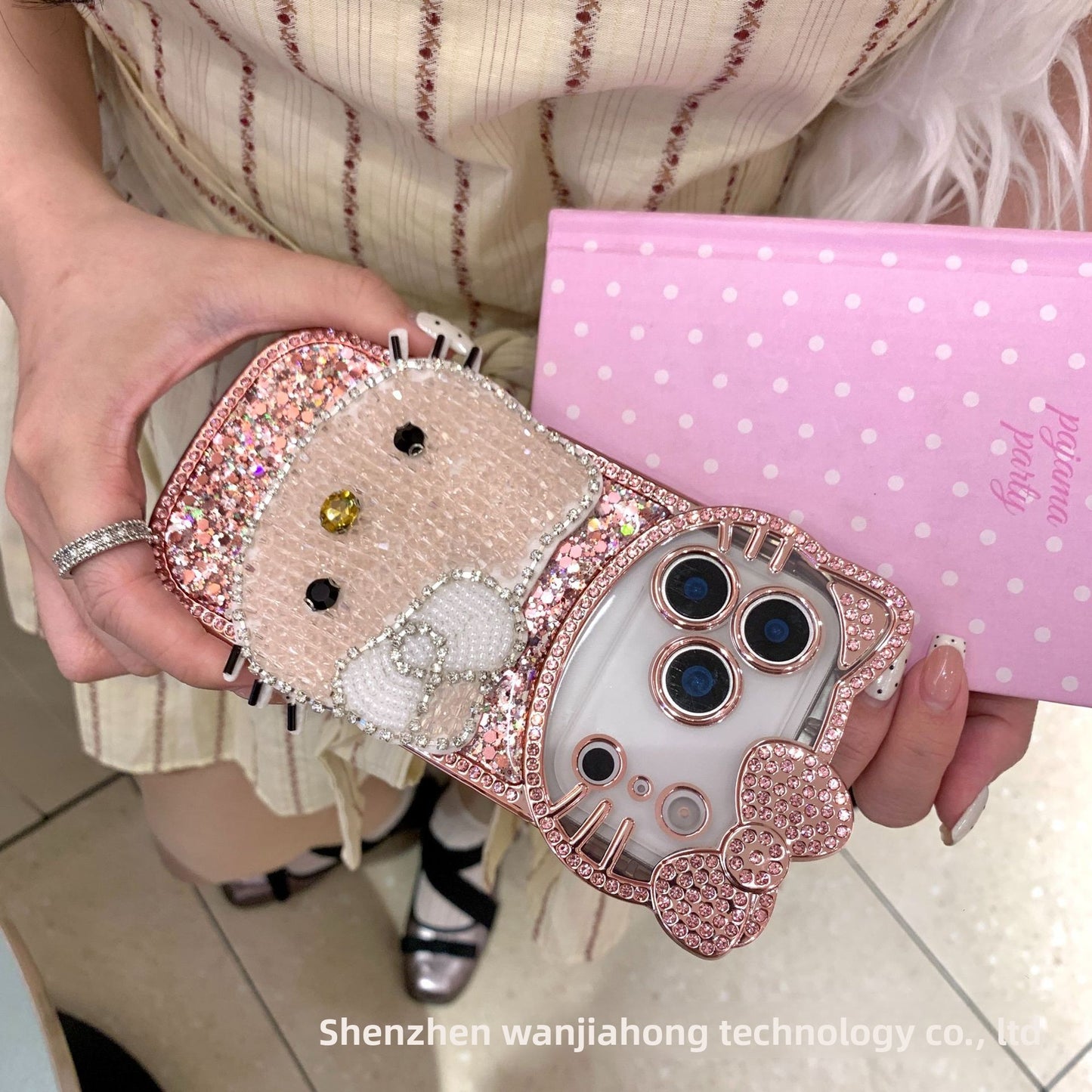 Glitter Kt Phone Case