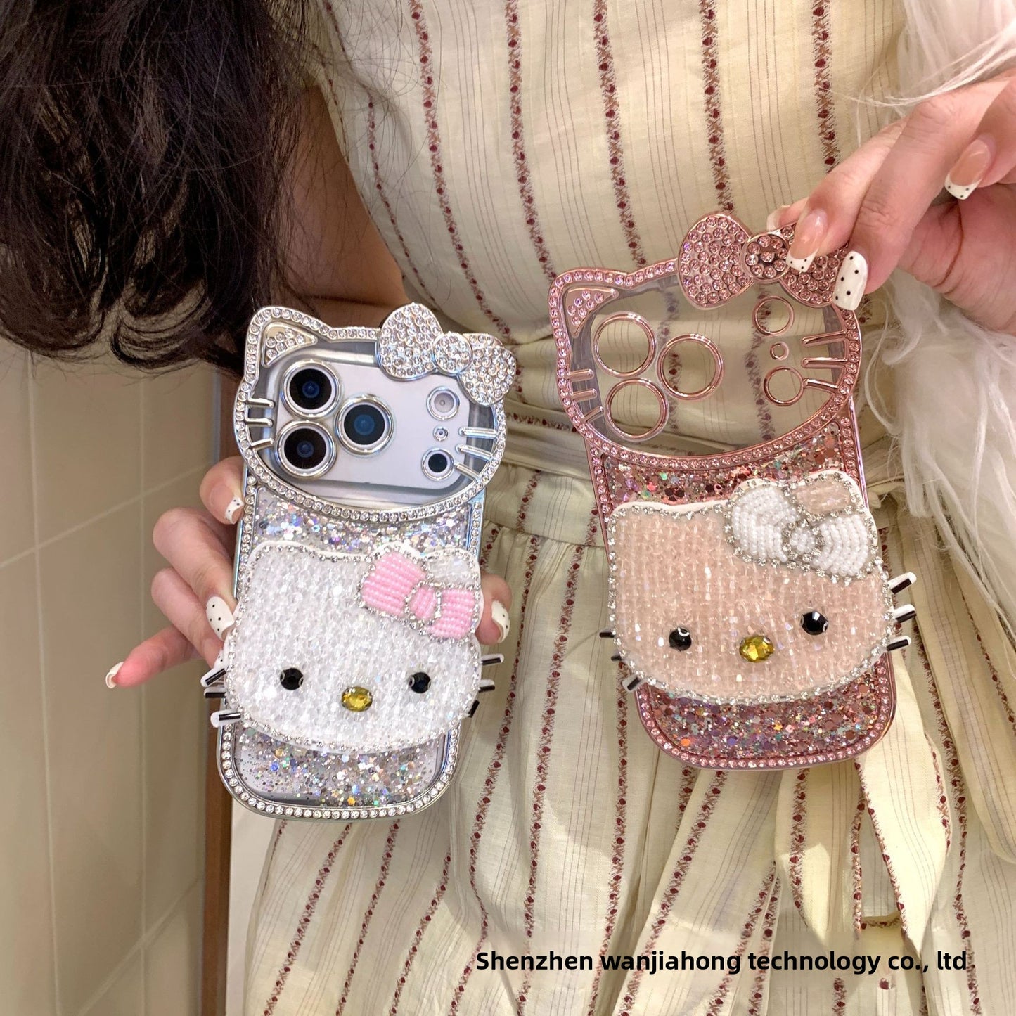 Glitter Kt Phone Case