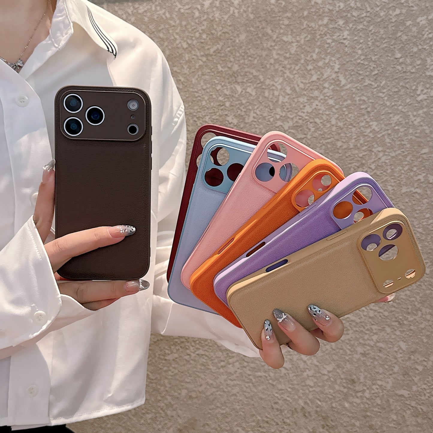 Litchi Mobile Phone Case-With Logo