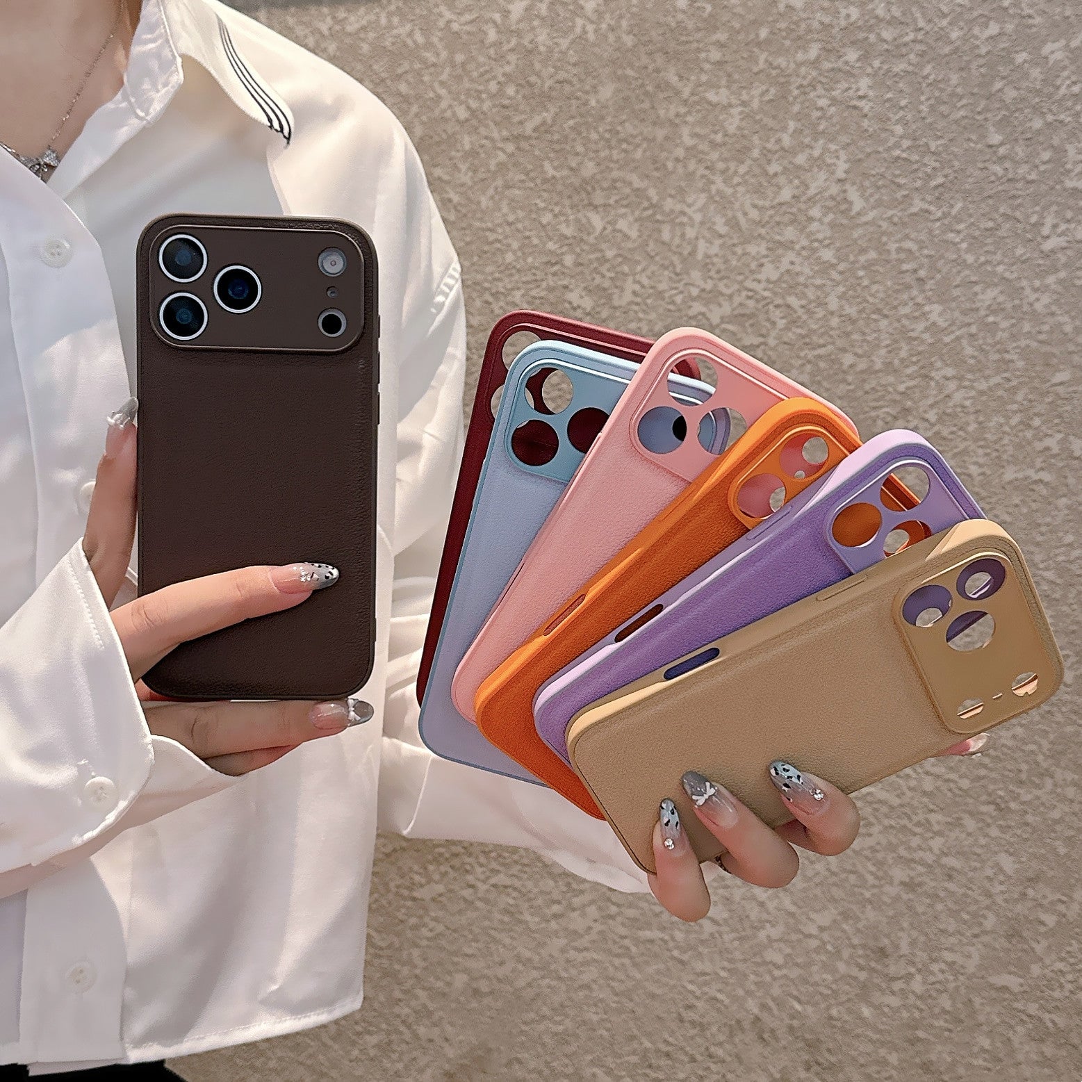 Litchi Mobile Phone Case-With Logo