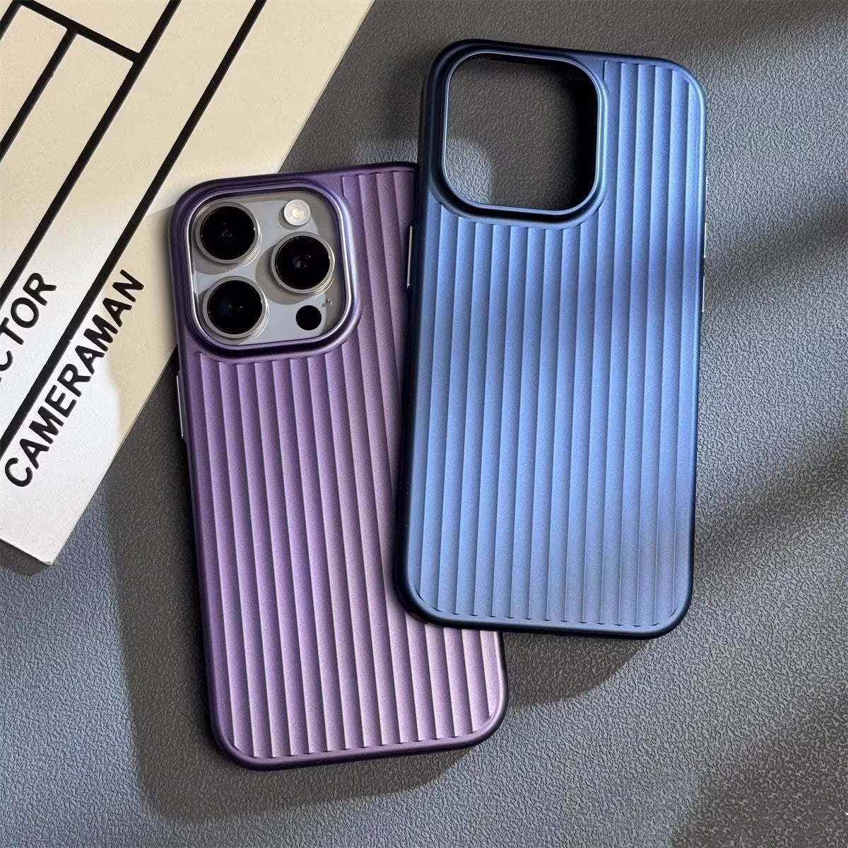 Corrugated Grating Pattern Mobile Phone Case