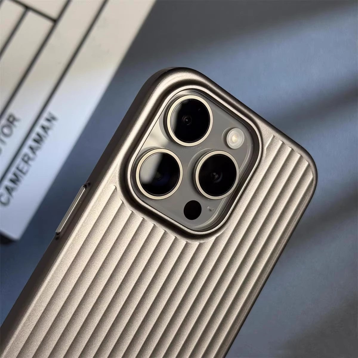 Corrugated Grating Pattern Mobile Phone Case