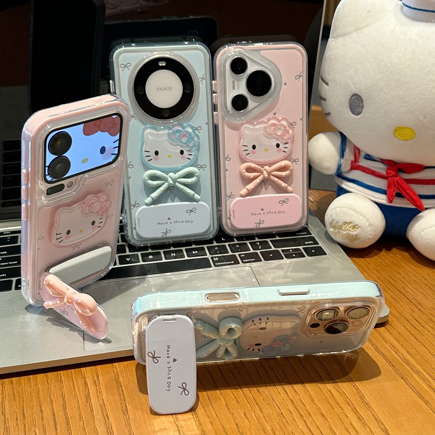 Cat Bowknot Phone Case