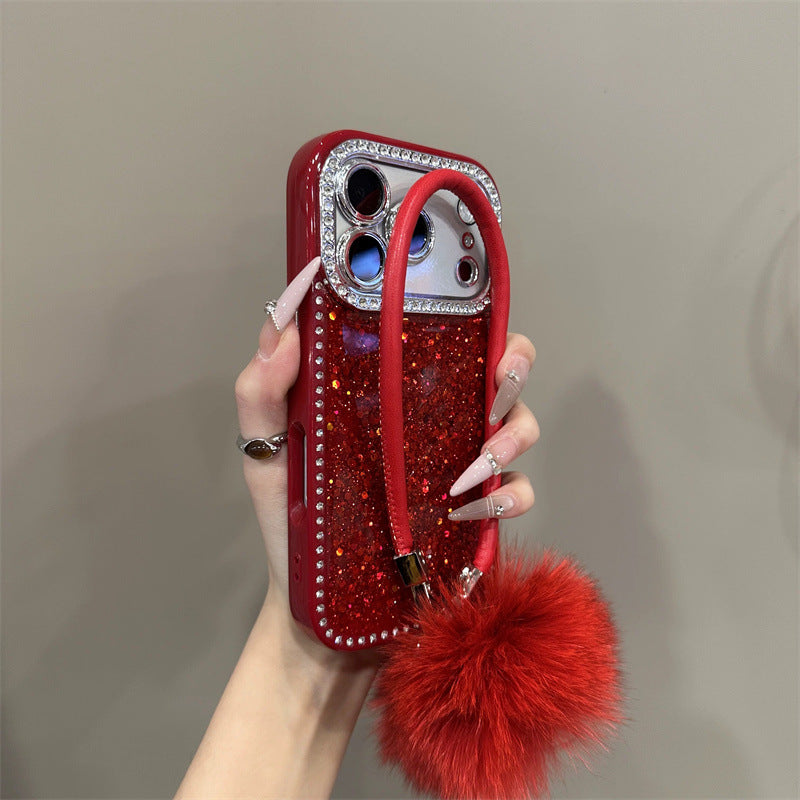 Drop Glue Sequins Mobile Phone Case-Logo