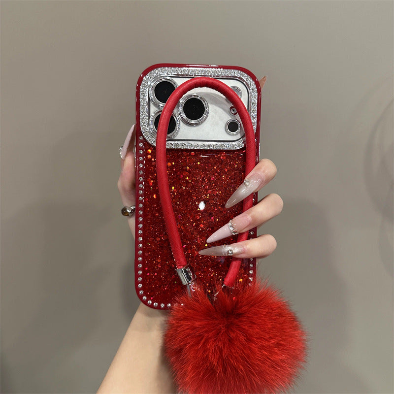 Drop Glue Sequins Mobile Phone Case-Logo