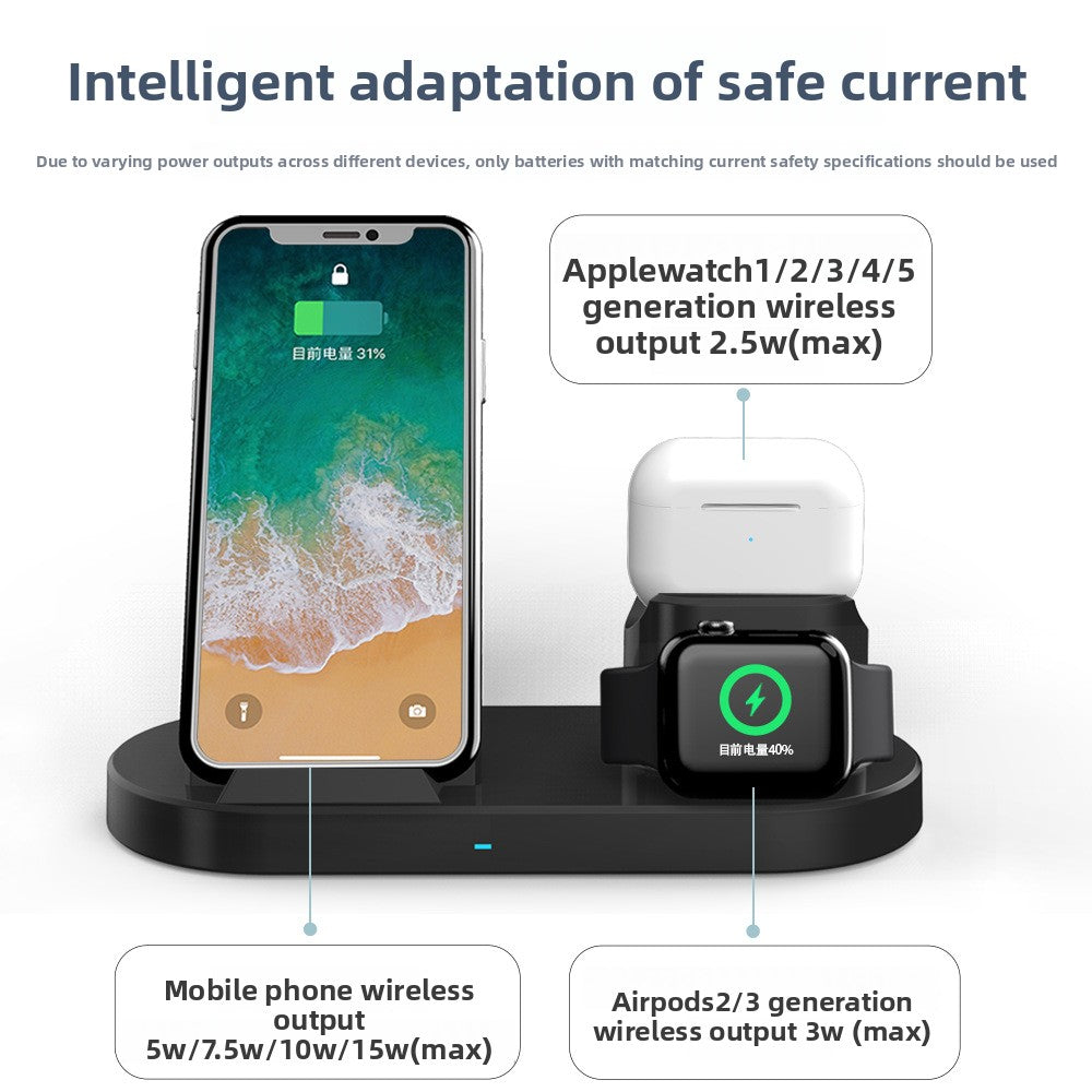3-In-1 Wireless Charger with Plug use