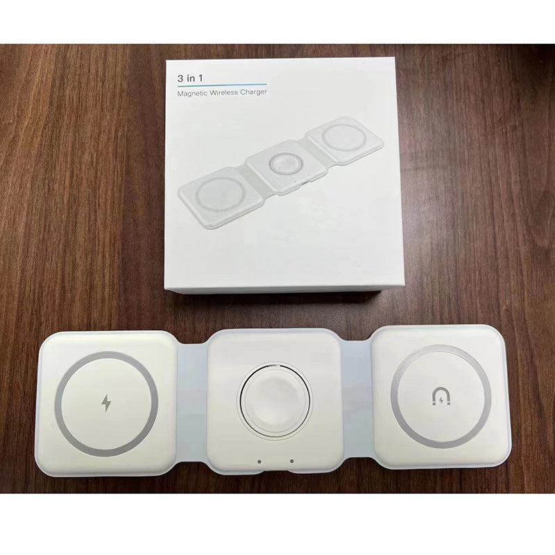 Three-In-One Folding Charger with Plug Use