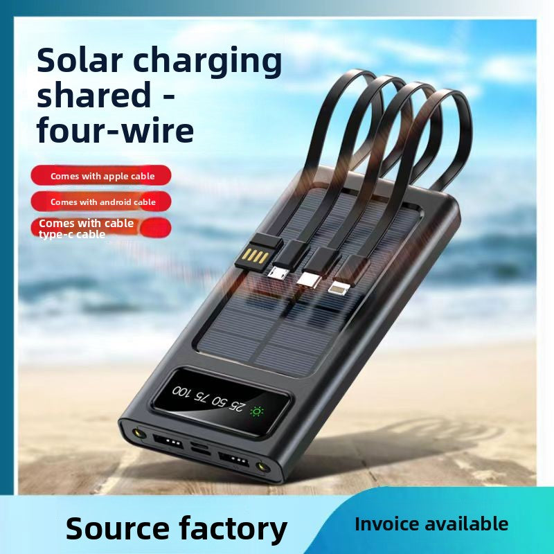 Solar Self-Belt Line Charging Treasure