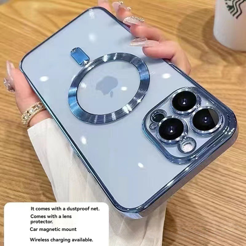 Transparent Magnetic Suction Phone Case